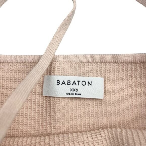 BABATON Aritzia Denzell Sculpt Knit Cropped Tank Top Sz XXS - Picture 4 of 6